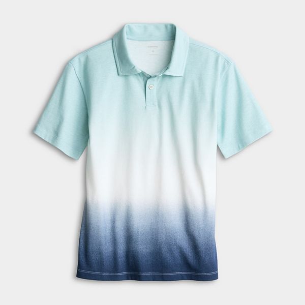 

Детская адаптивная поло для легкого надевания Sonoma Goods For Life, Gradient Blue