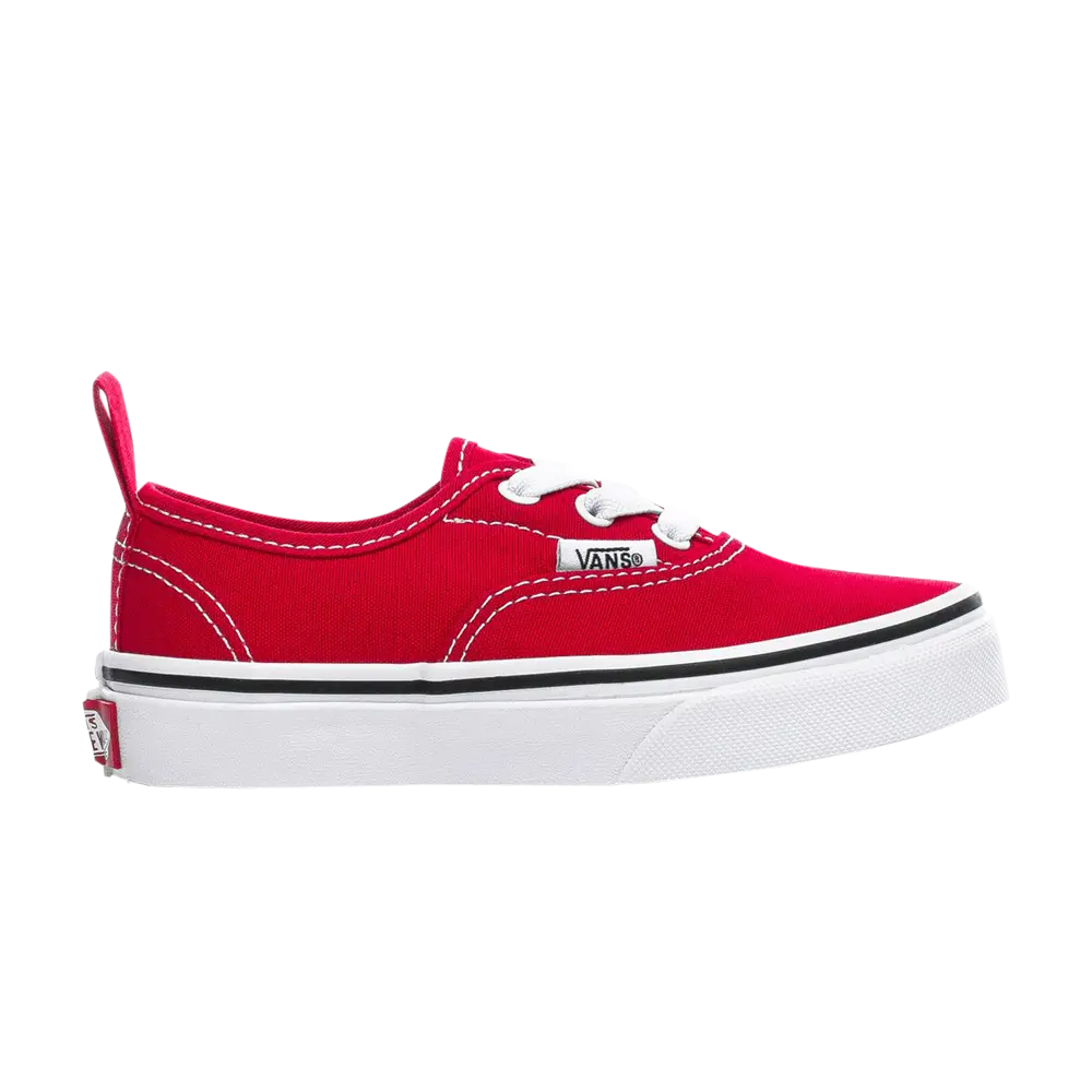 

Кроссовки Authentic Elastic Lace Kids Vans, красный