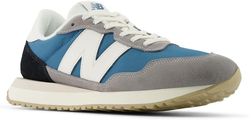 Мужские кроссовки для бега по шоссе New Balance 237 V1 Classic, Grey/Grey — фото 4