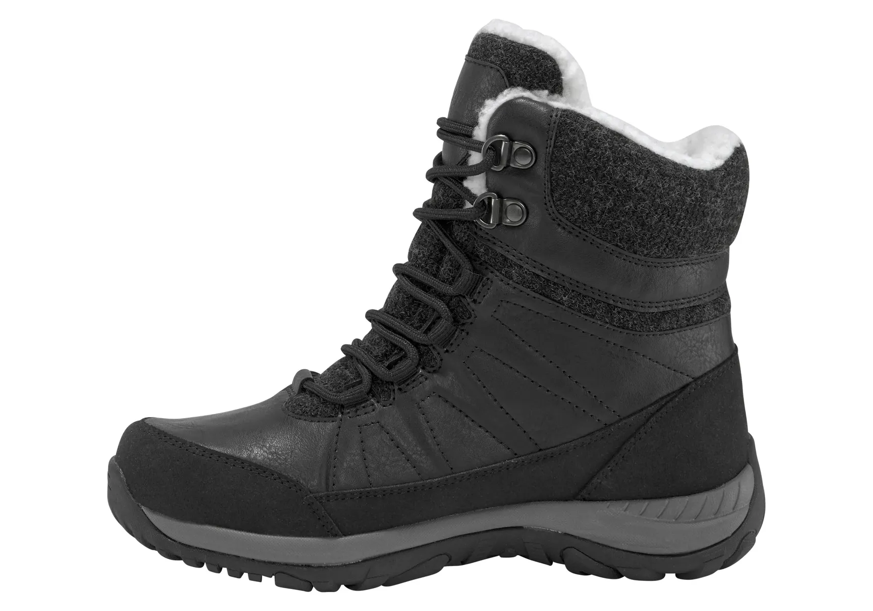 Hi-Tec уличные зимние ботинки "RIVA MID WATERPROOF", водоотталкивающие и согревающие, черный — фото 3