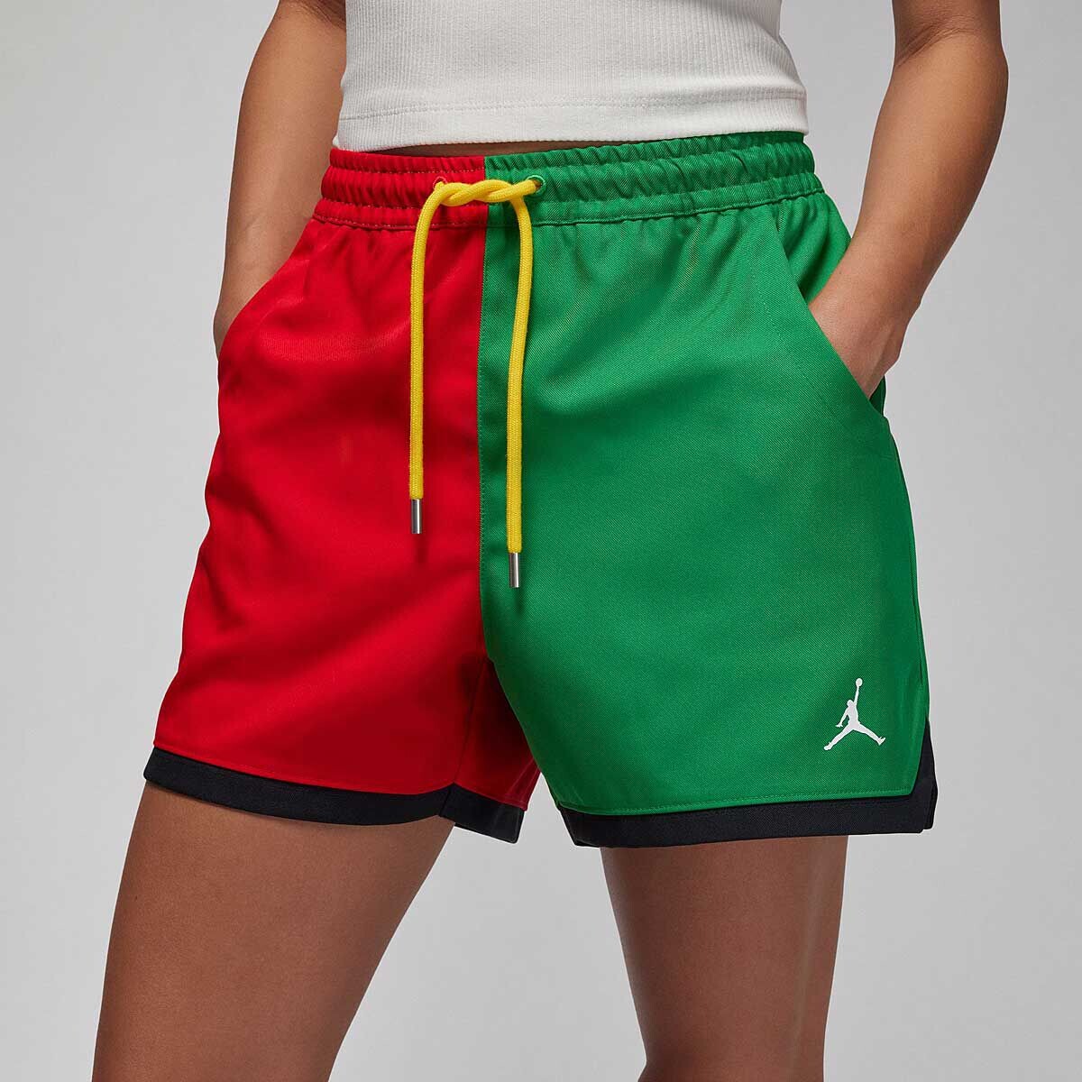 

Баскетбольные шорты W J QUAI54 WOVEN SHORTS Jordan, цвет Schwarz/Rot/Grün