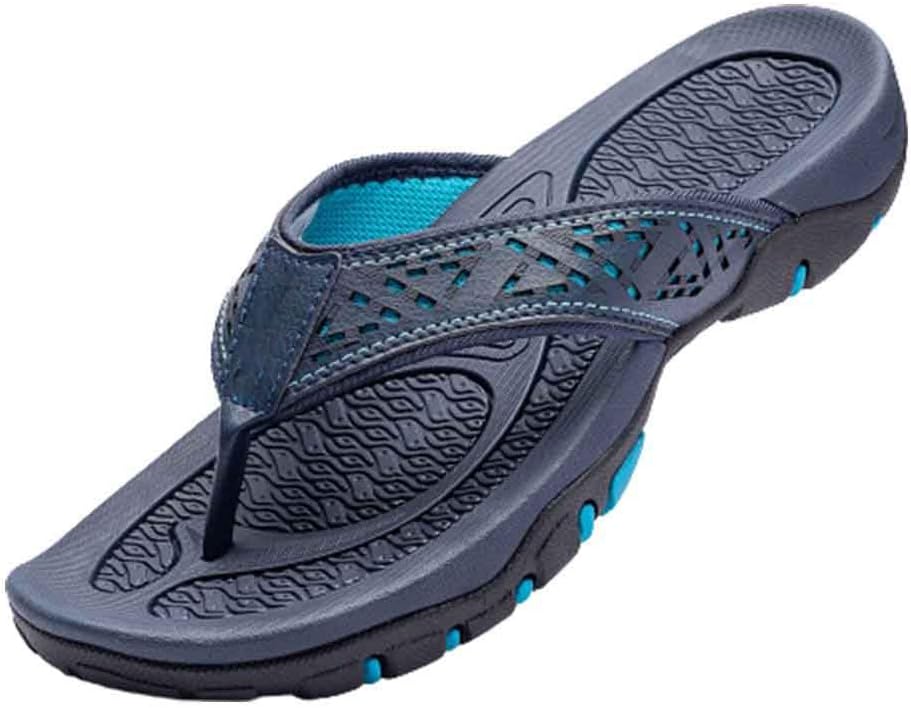 

Мужские тапочки Kervaky Шлепанцы Летние сандалии Большие тапочки Модные тапочки Обувь для пляжа на улице Мужские большие тапочки, синий