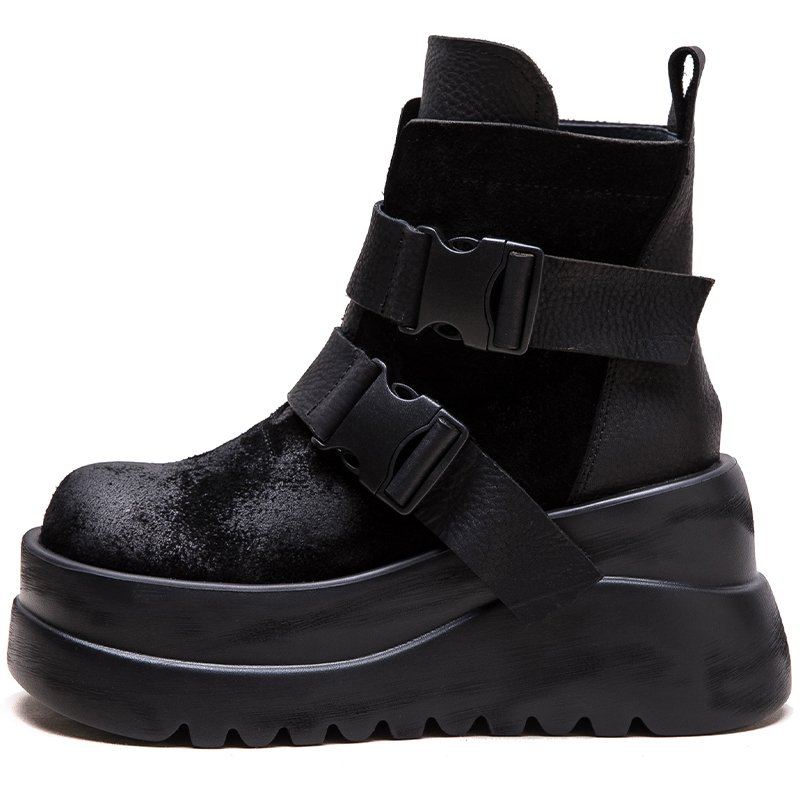 MATA Черные женские ботильоны, цвет Black