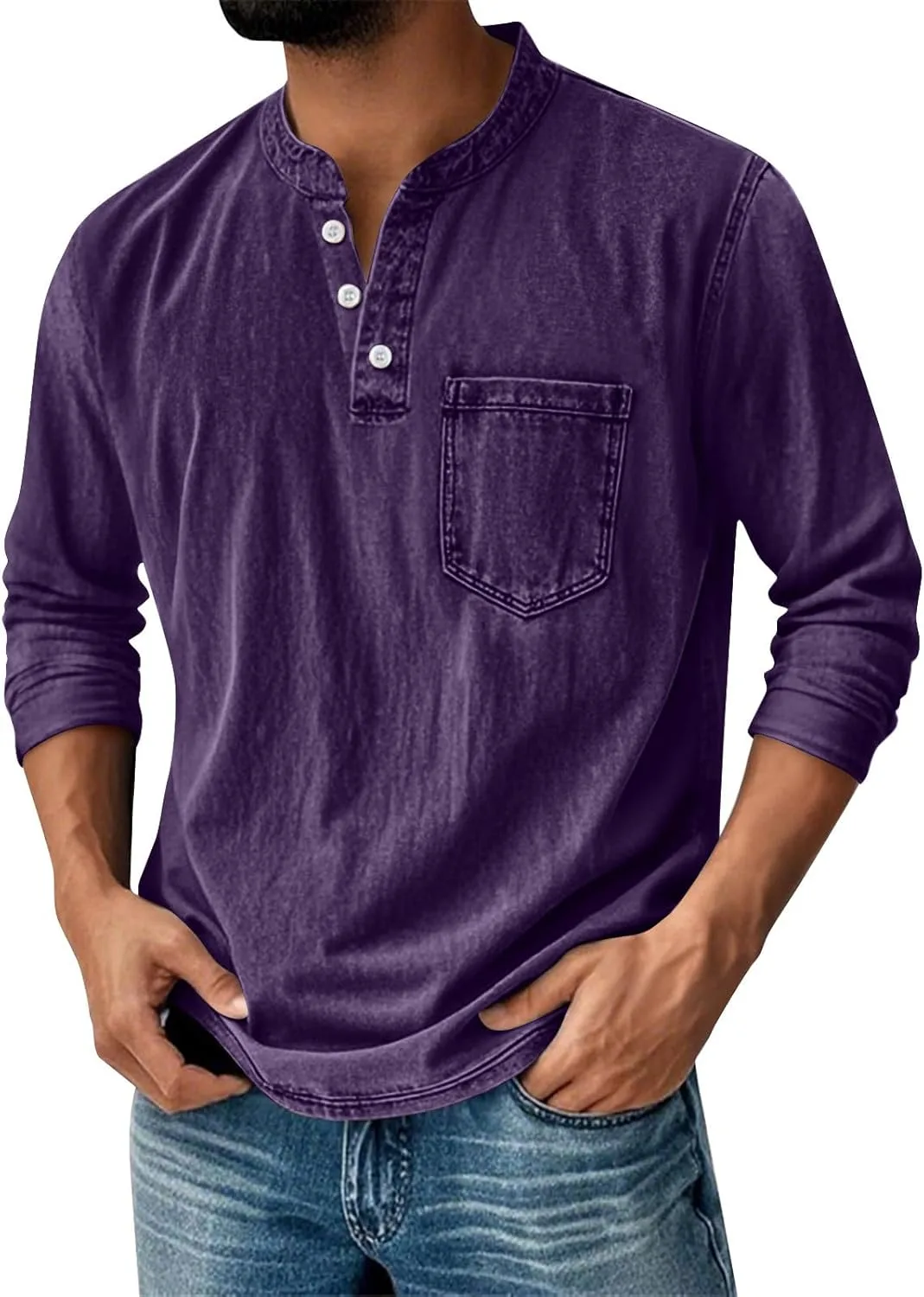 

Мужская футболка с длинным рукавом Slim Fit tobchonp