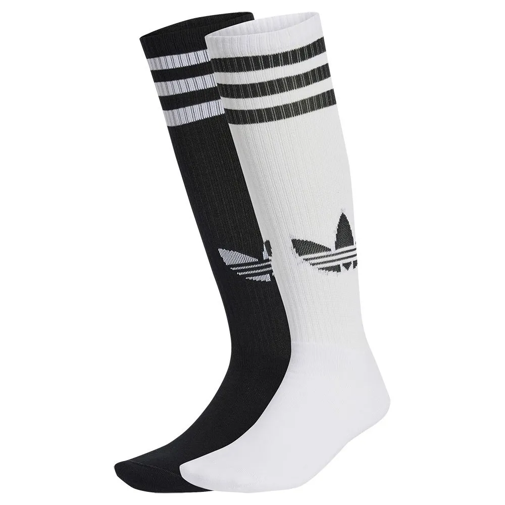 

Носки adidas Originals Adicolor 70s 2 pairs, черный/белый