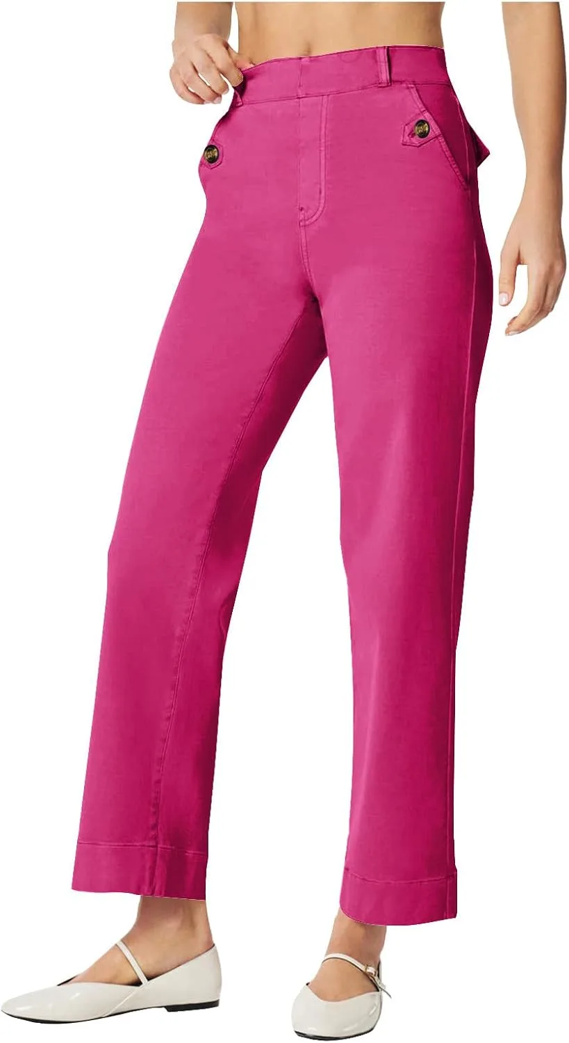 

Женские джинсы sweatpants с широкими штанинами, завышенной талией и карманами