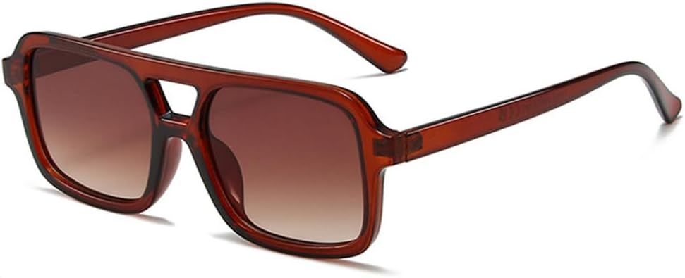 

Солнцезащитные очки с двойной перемычкой для женщин, прозрачные линзы Ocean Gradient, для мужчин, защита от УФ-излучения UV400, для занятий спортом на открытом воздухе, бега и езды на велосипеде generic, Brown Brown Gradient