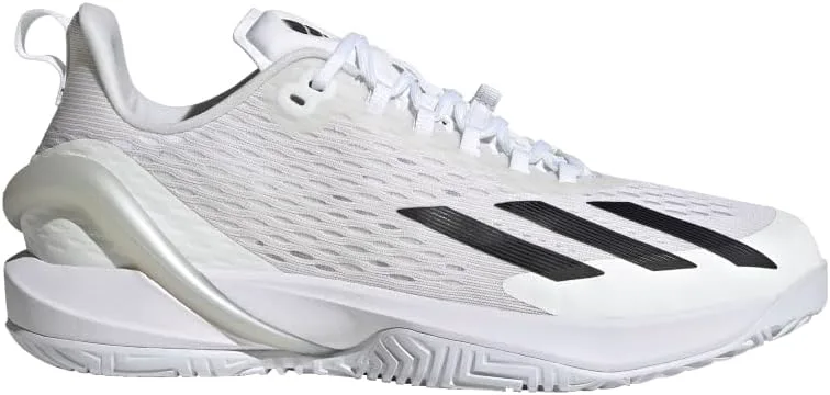Мужские теннисные кроссовки Adidas Adizero Cybersonic, белый/черный/серебристый — фото 2