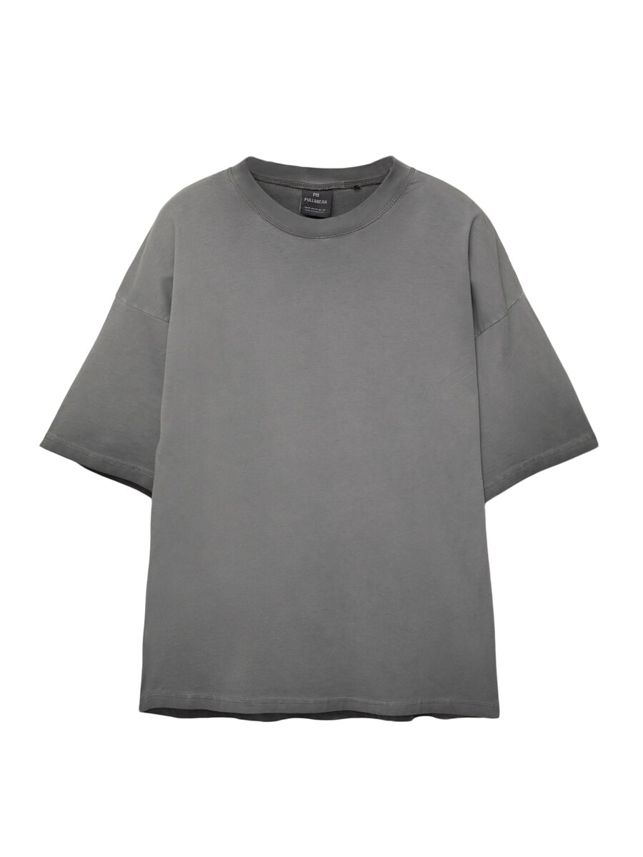 

Рубашка Pull&Bear, темно-серый