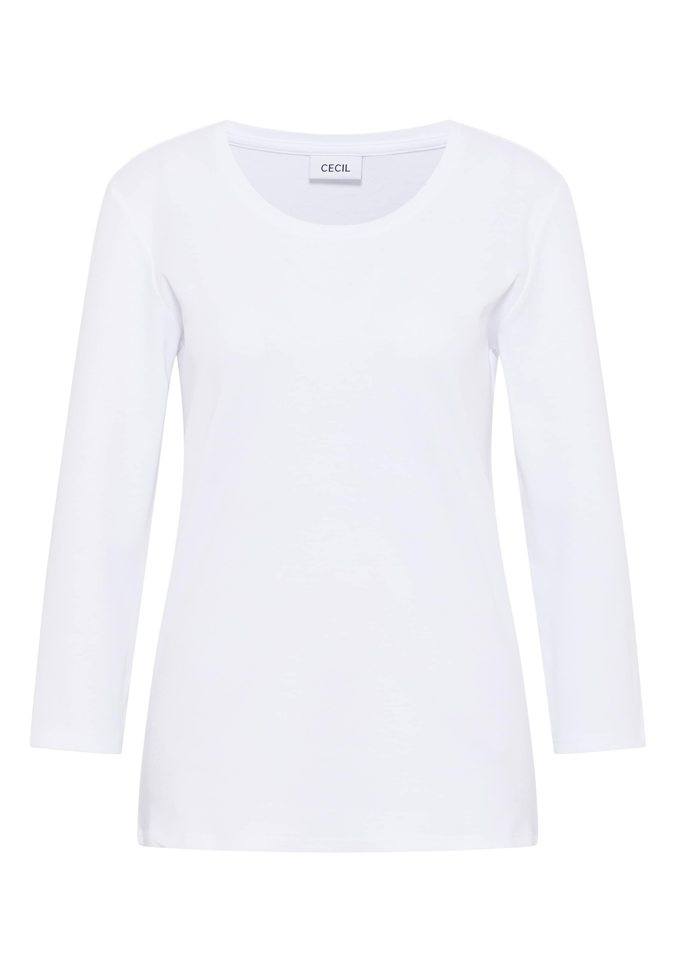 

CECIL Лонгслив в белом цвете