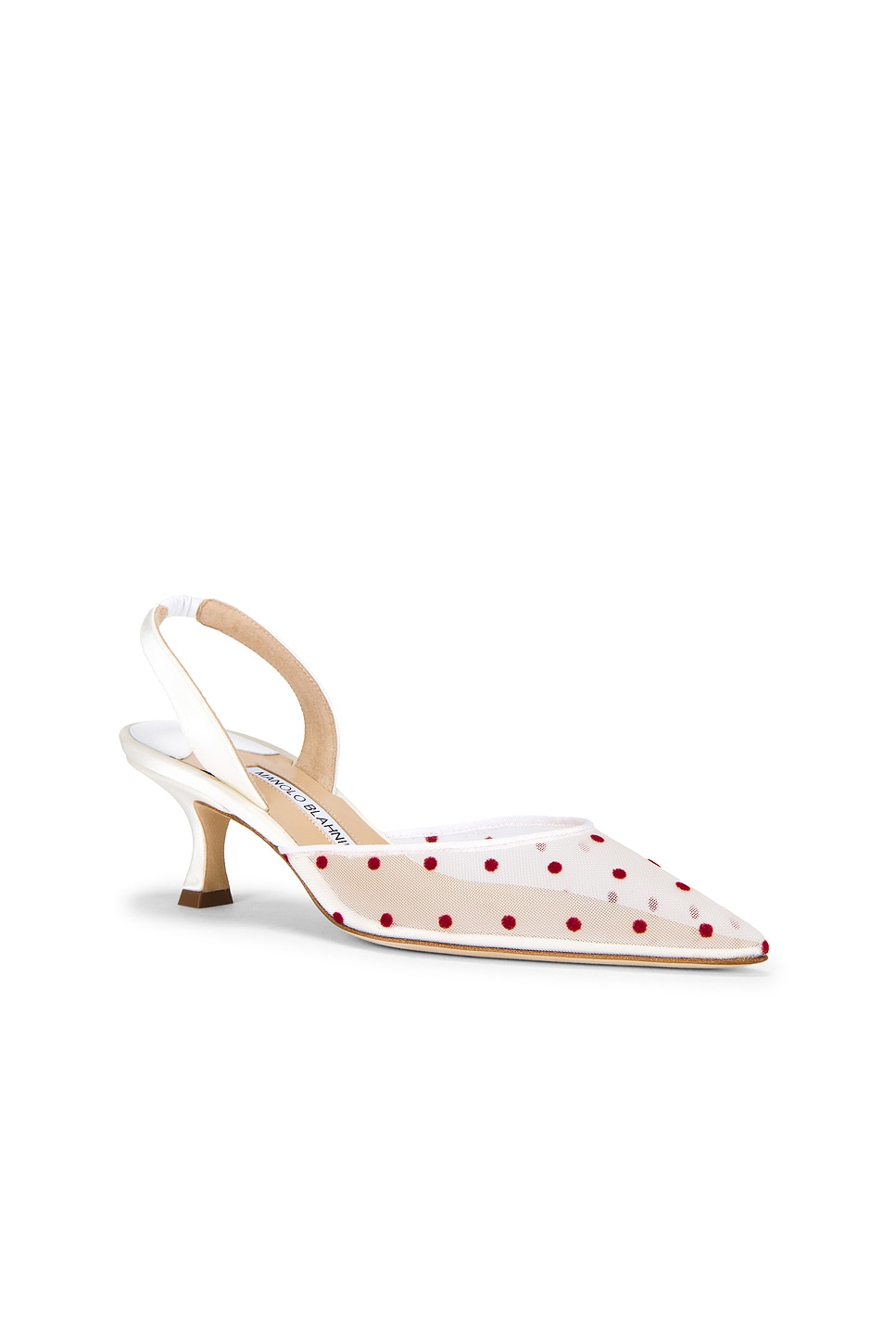 Carolyne 50 Туфли Manolo Blahnik, Yoth & Light Cream — фото 2