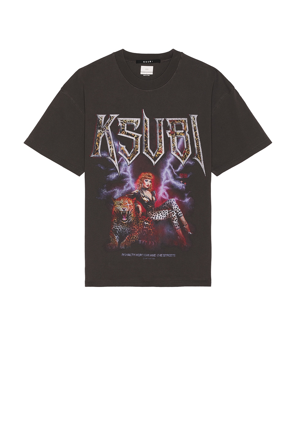 

Футболка с короткими рукавами Kingdom ekcess Ksubi, faded black