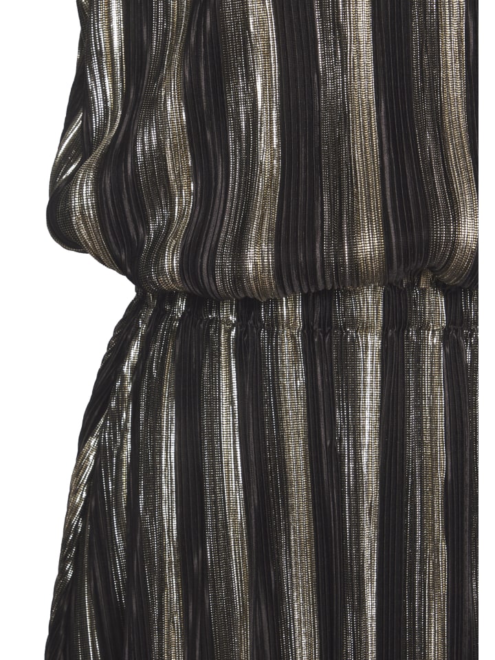 

LASCANA Вечернее платье в черно-золотом цвете