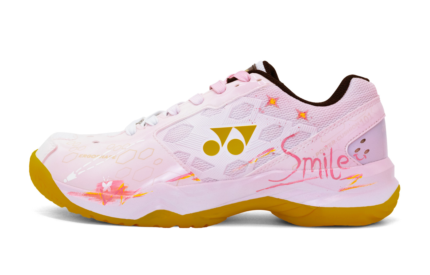 

YONEX Power Cushion амортизация и устойчивость к истиранию низкие кроссовки для бадминтона Unisex Pink