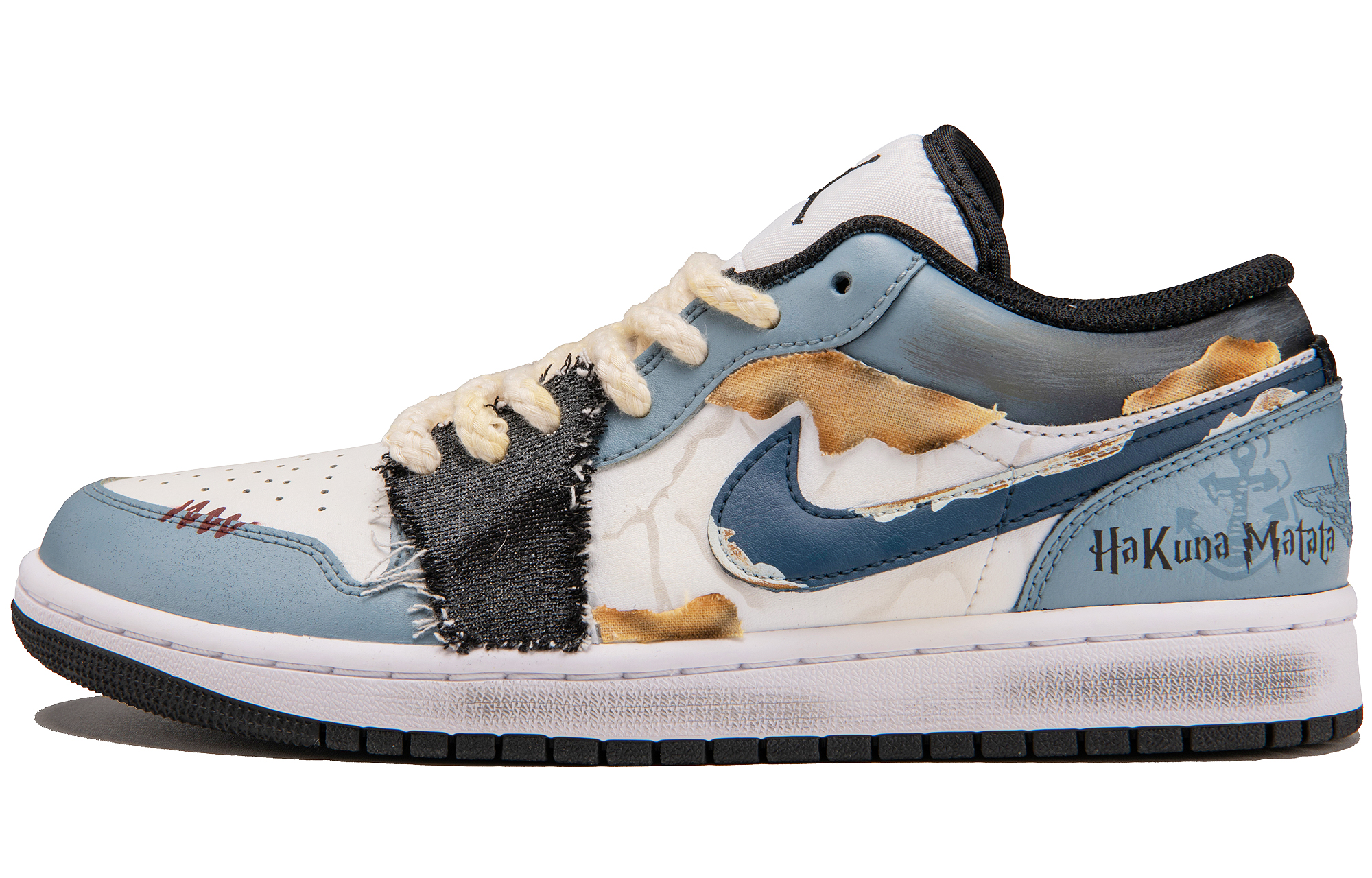 

Jordan 1. Низкие винтажные баскетбольные кроссовки с мягкой подошвой и противоскользящим верхом, мужские, сине-серо-белые