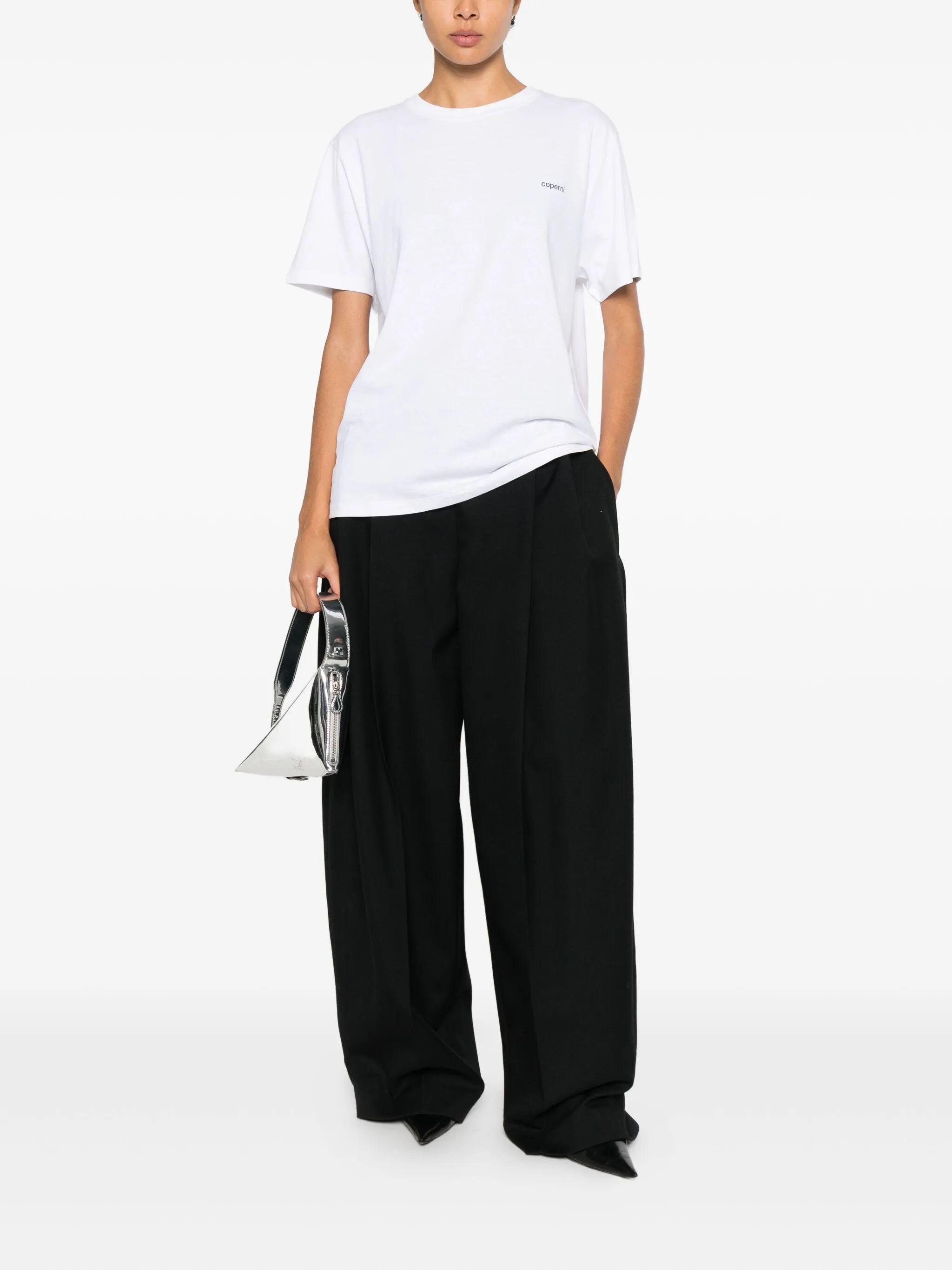 

Футболка с логотипом Coperni, белый