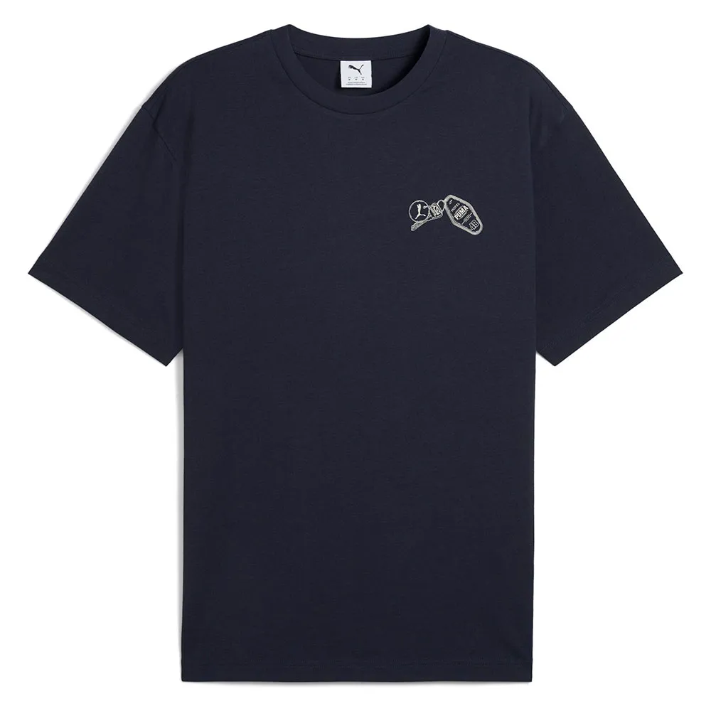 

Футболка с коротким рукавом Puma Hotel Relaxed Fit, синий