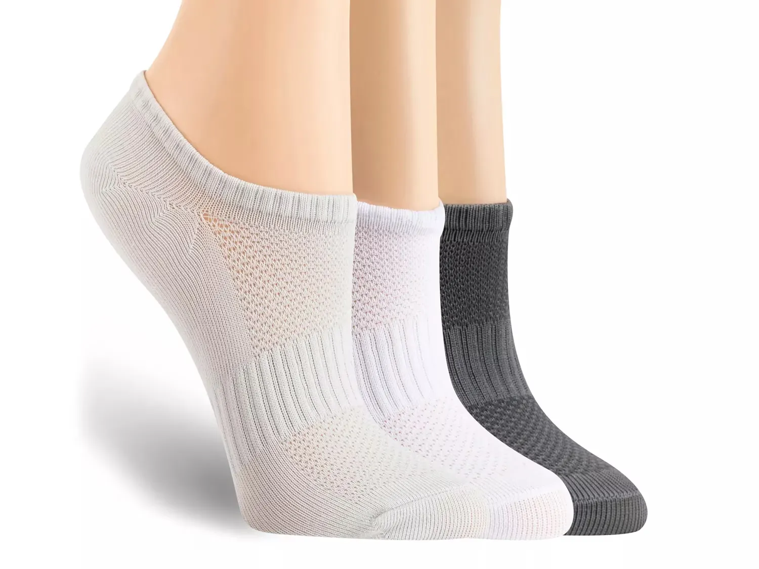 

Женские бесшовные стельки Air Brush - набор 3 шт. Lemon, White/Grey/Charcoal