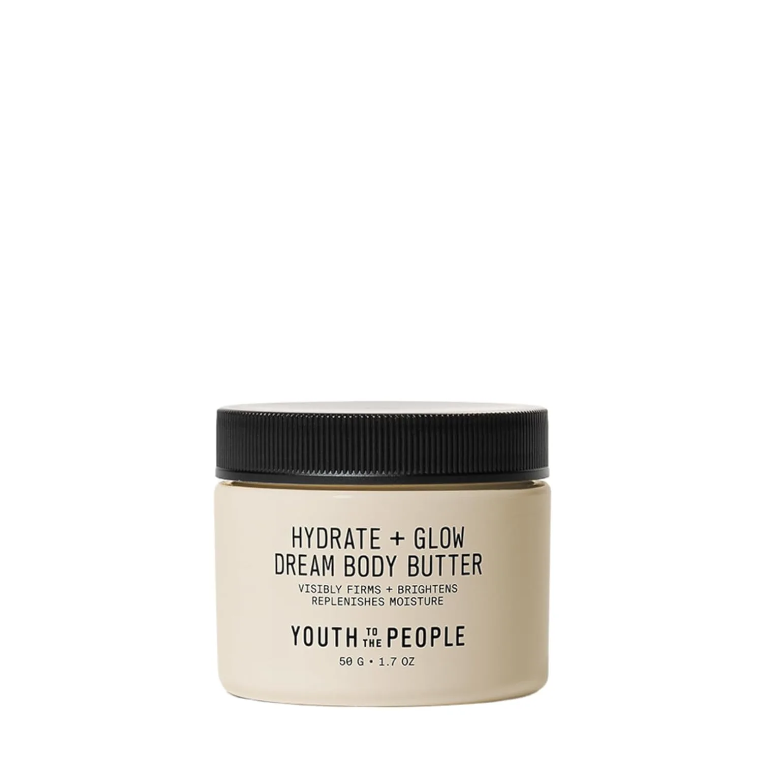 Youth To The People Superberry Hydrate + Glow Dream Body Butter - 3% ниацинамид + масло жожоба, масла ши и купуасу, ароматизированный лосьон для тела с нотами юдзу, зеленого чая и светлого дерева, укрепляющий увлажняющий крем, веган 50 мл