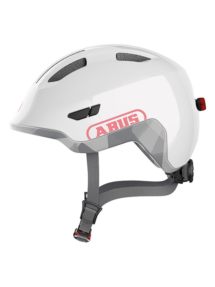 

ABUS Велосипедный шлем "Smiley 3.0 Ace Led" белого цвета