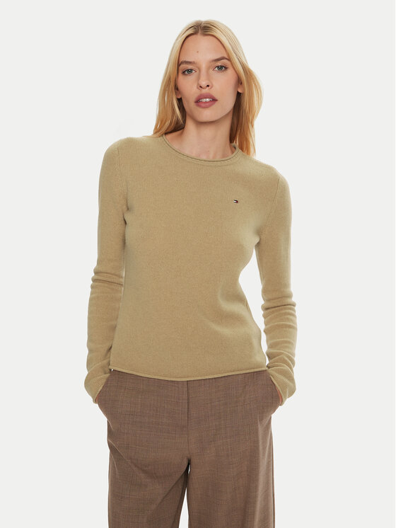 

Свитер обычного кроя WW0WW44161 Tommy Hilfiger, коричневый