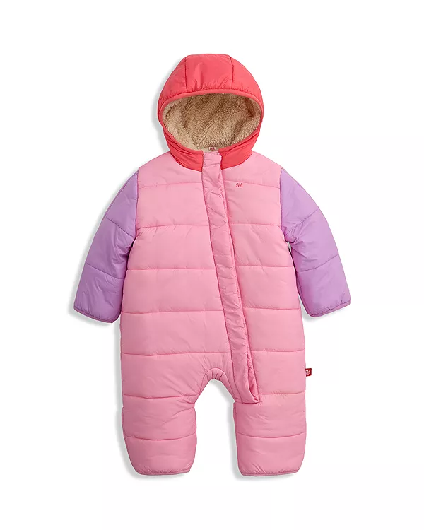 

Детский комбинезон для коляски цвета розового кварца с цветовыми блоками. Magnetic Me, розовый