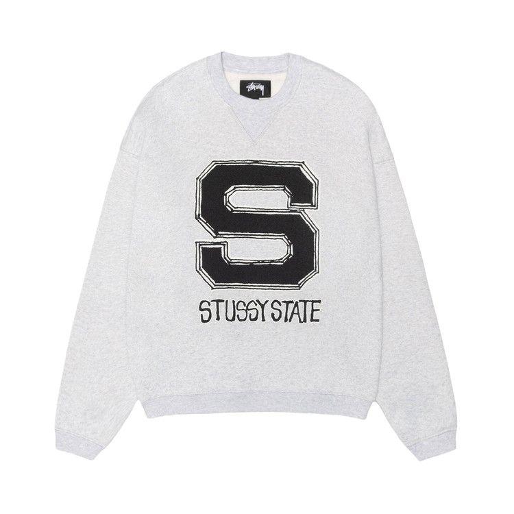 

Свитер Stussy State Crew, Ash Heather