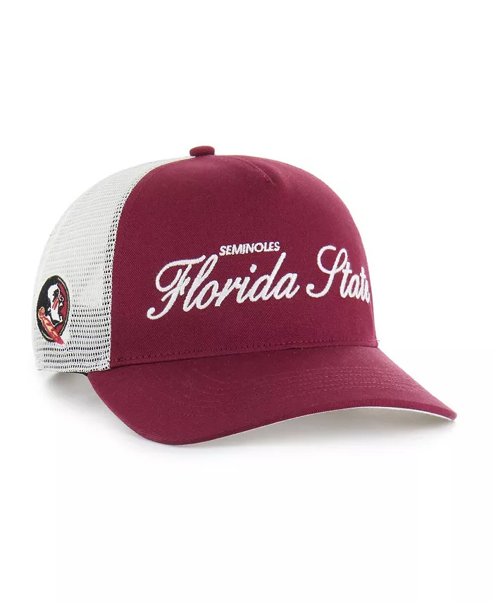 

Мужская и женская шляпа Garnet Florida State Seminoles Contemporary Basics Foundation Trucker Hitch Adjustable '47 Brand
