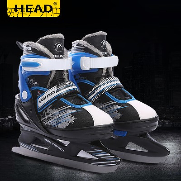

HEAD Коньки для фигурного катания OVER HEELS детские австрийские, регулируемые, для начинающих, с лезвием H7 Blue и сумкой, размер M [36-41], длина стопы 20.5-25 см
