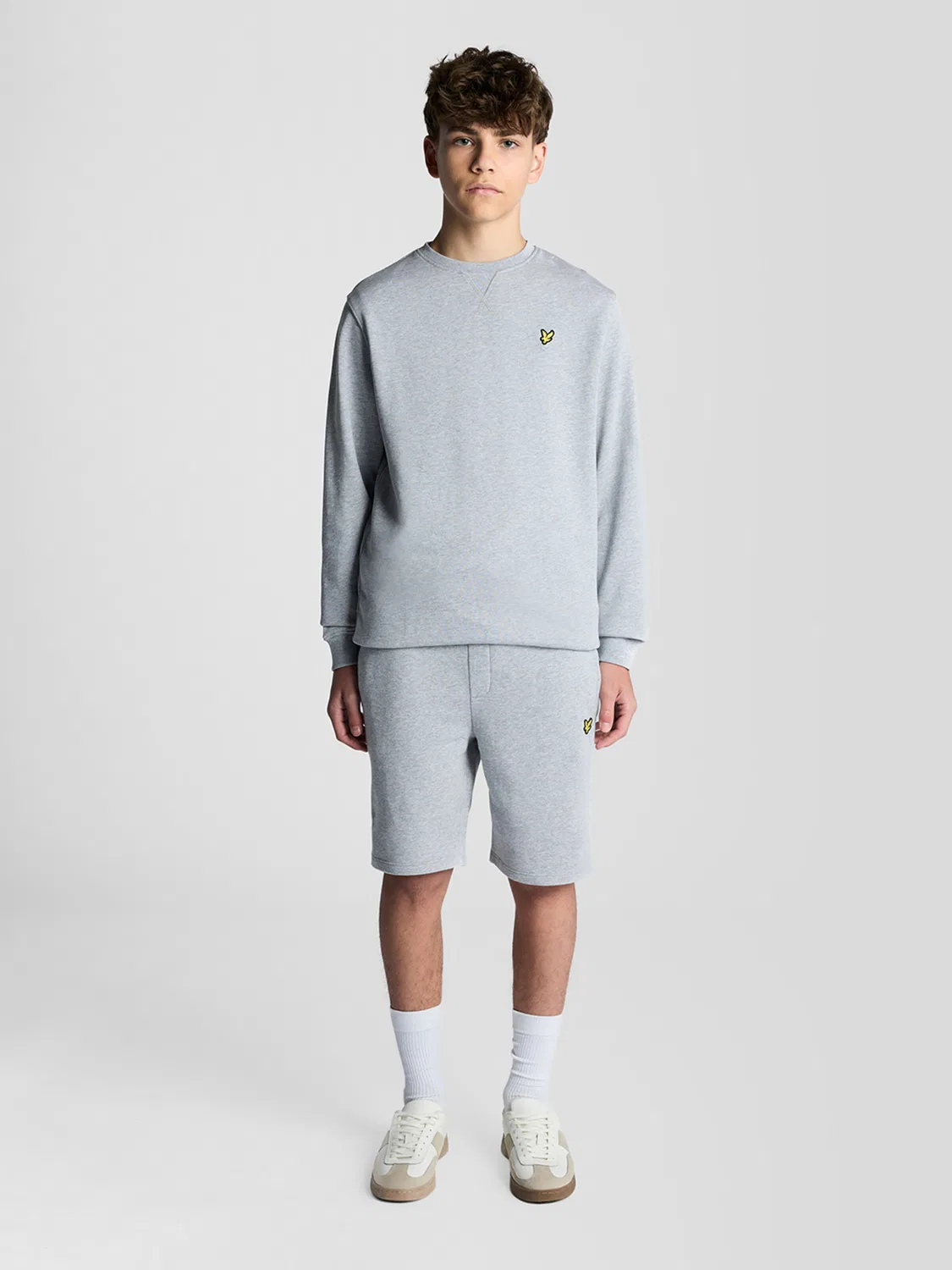 Толстовка Lyle & Scott, Light Grey — фото 4