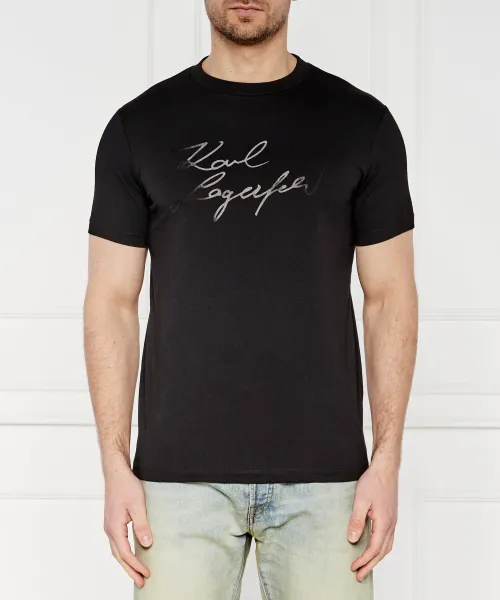 

Футболка Regular fit Karl Lagerfeld, черный