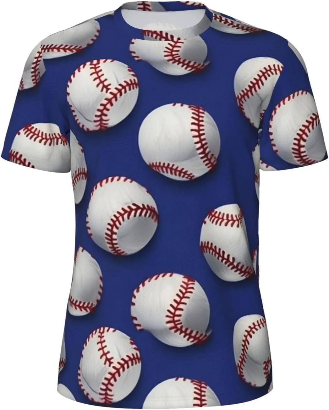 

Футболка мужская летняя с принтом Baseball, легкая и дышащая SDFHU