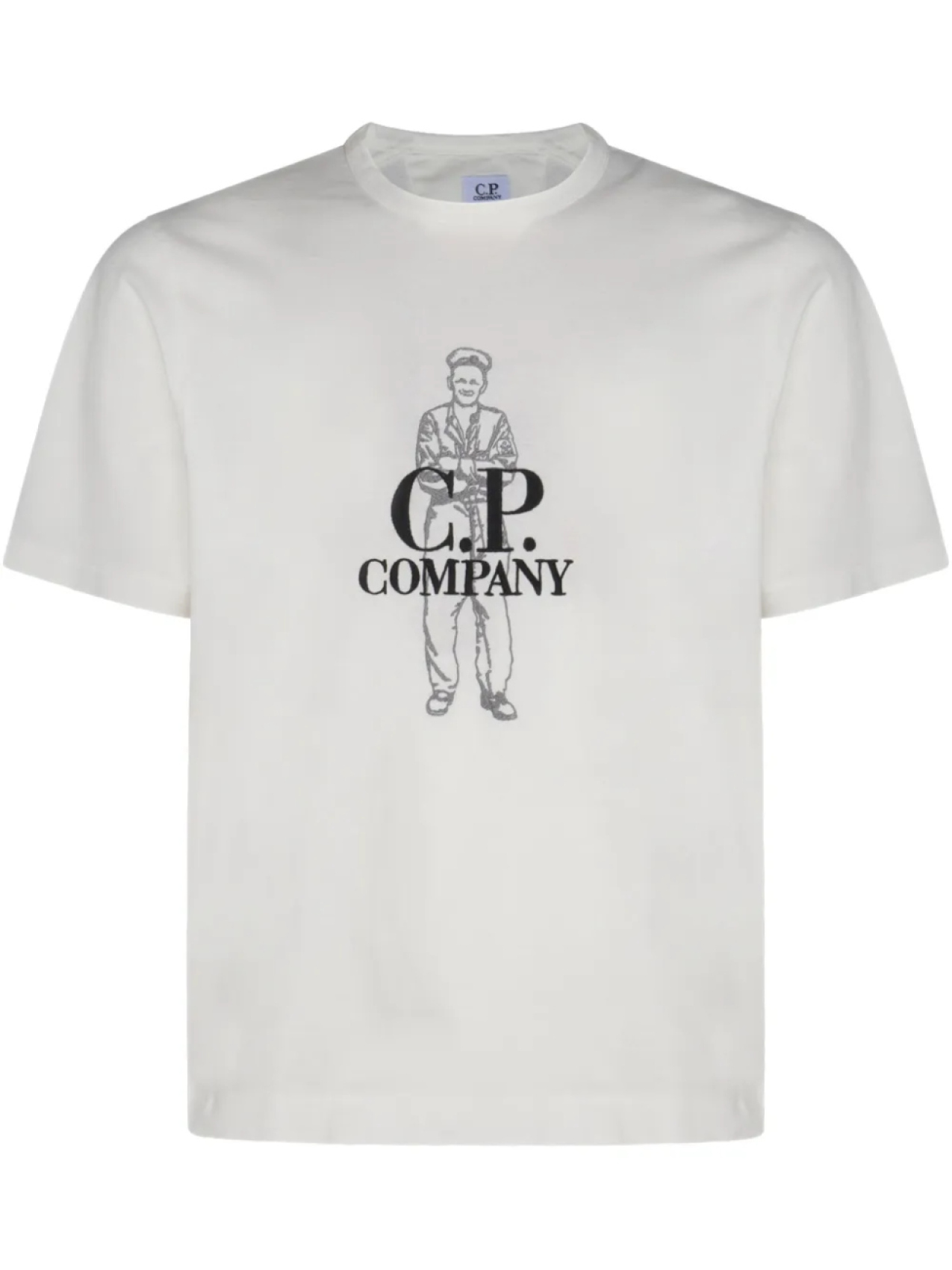 

Футболка с логотипом C.P. Company, белый