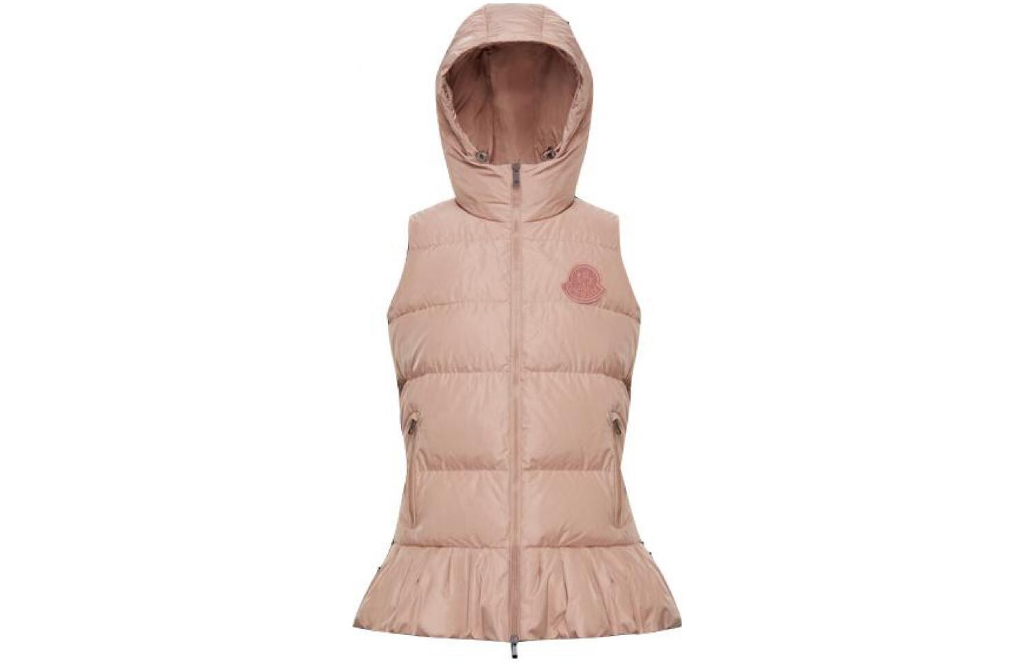 

Жилет женский телесно-розовый Moncler, цвет Nude Pink