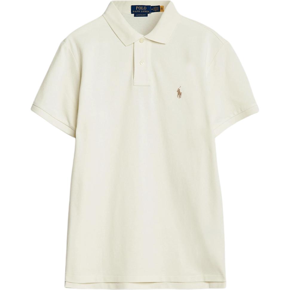 Поло с вышитой лошадкой Polo Pony Polo Ralph Lauren, бежевый — фото 3