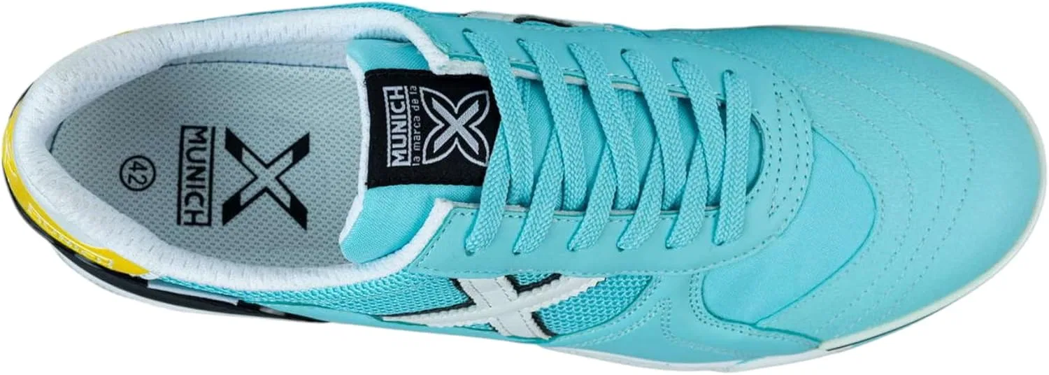 Кроссовки Munich Unisex G-3 Indoor Low Top, Azul 401 — фото 4
