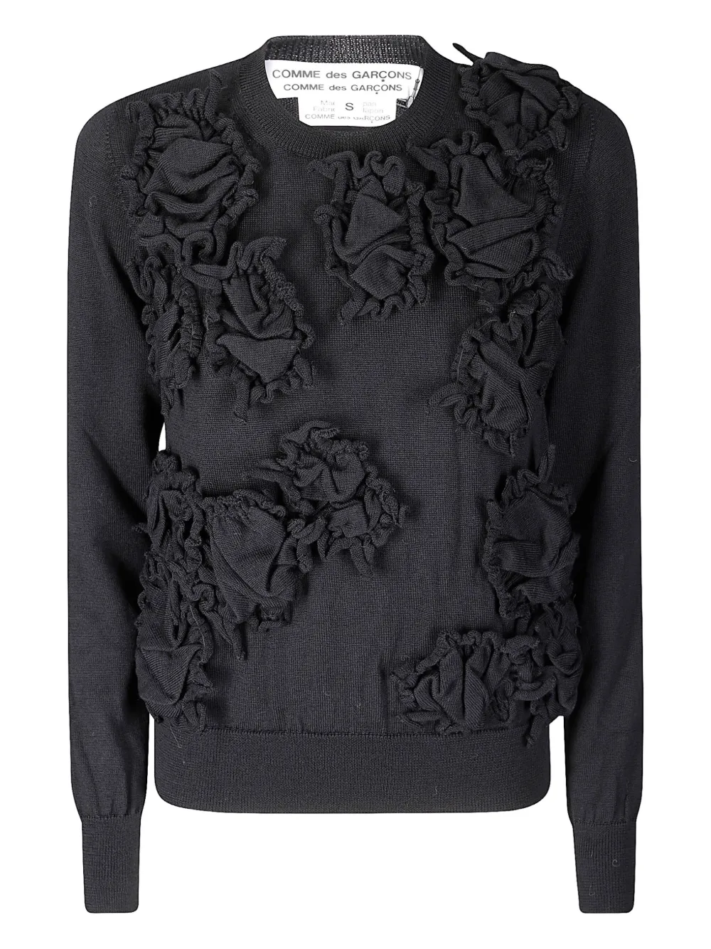 

Декорированный свитер COMME DES GARCONS, черный