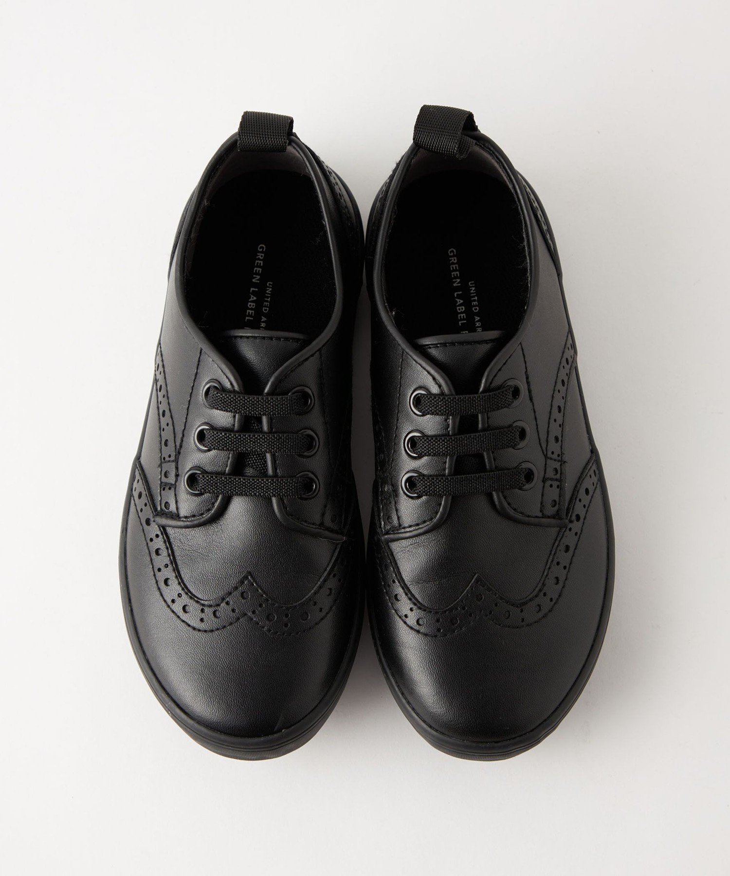 Кроссовки с перфорацией, размер 16,5-23 см United Arrows Green Label Relaxing, Black