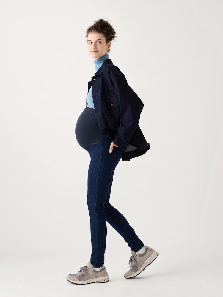 

Ультра-Эластичные леггинсы для беременных Uniqlo, синий