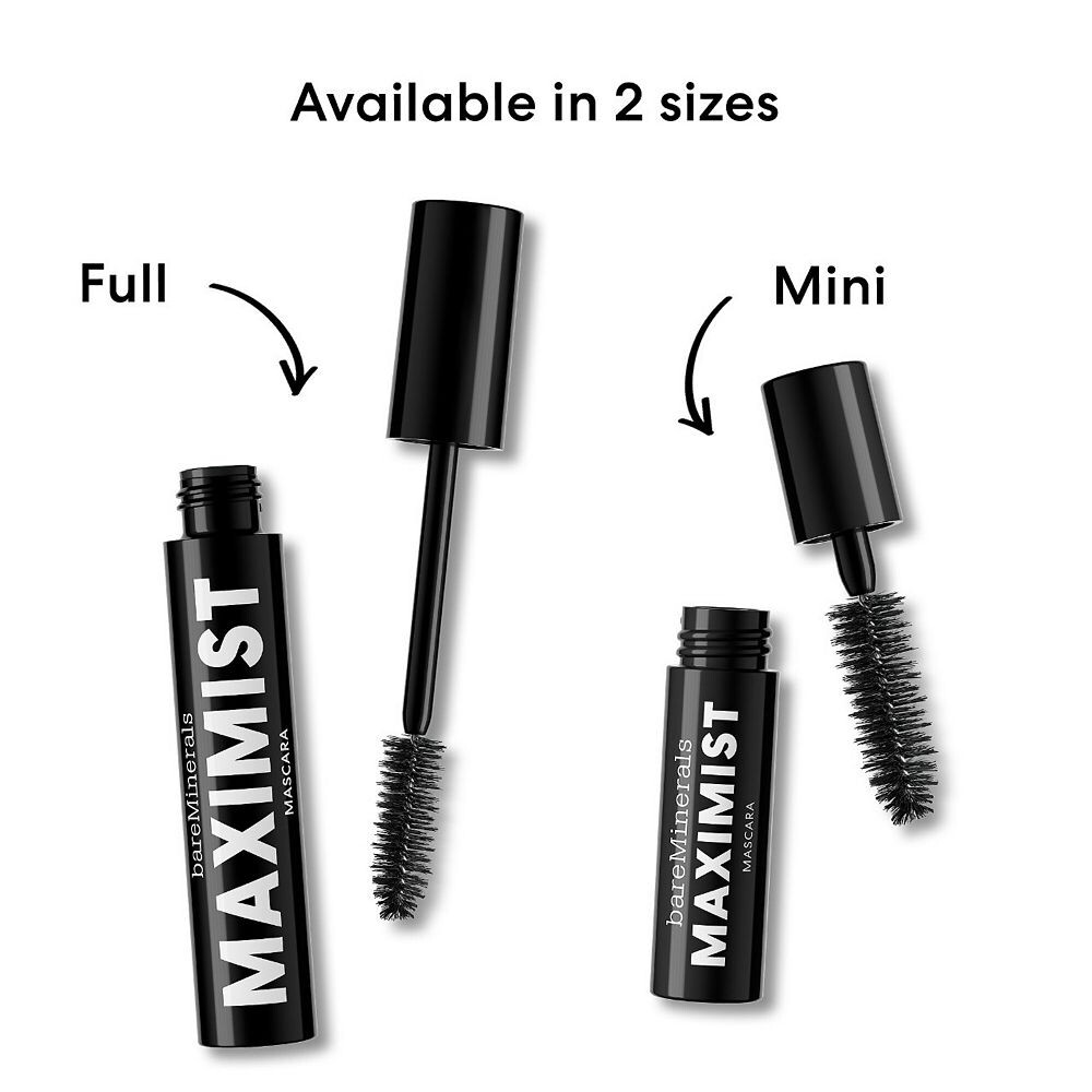 bareMinerals MAXIMIST Phyto-Fiber Тушь для придания объема BareMinerals, черный — фото 4