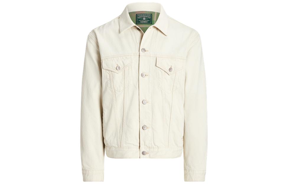 

Polo Ralph Lauren Мужская джинсовая куртка LIFE ELEMENT/Lifestyle Element FW23, белая