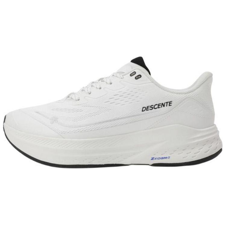 

DESCENTE Slip Resistant Abrasion Resistant низкие повседневные кроссовки для бега Unisex White