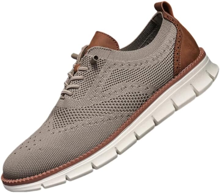 

Мужские дышащие повседневные спортивные кроссовки, подходят как для улицы, так и для повседневной носки, модные и беговые кроссовки Hoalox, хаки