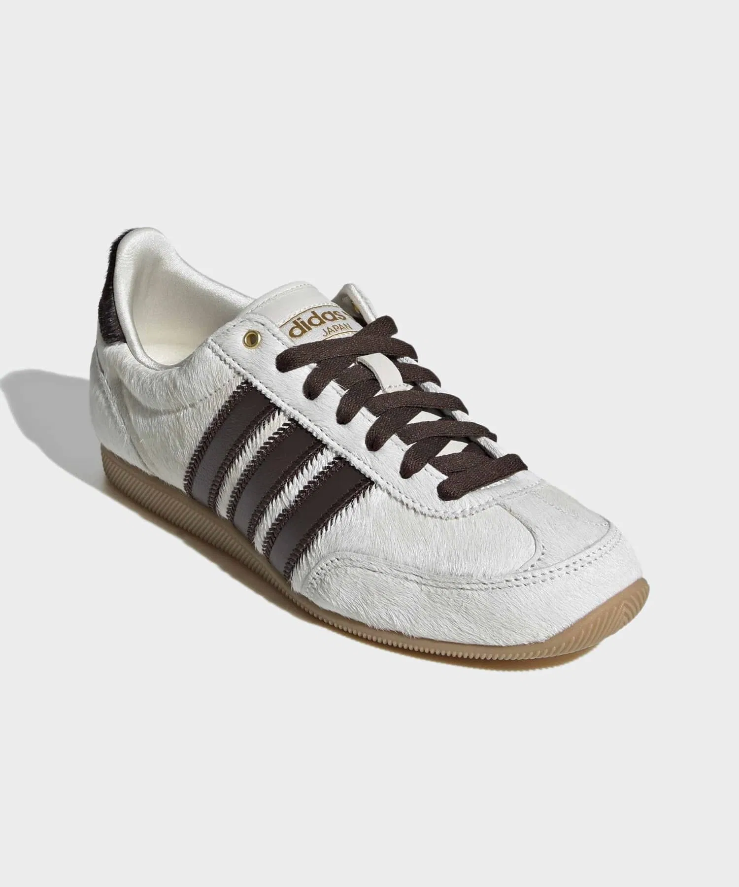 Унисекс кроссовки из натуральной кожи Adidas Japan белые — фото 4