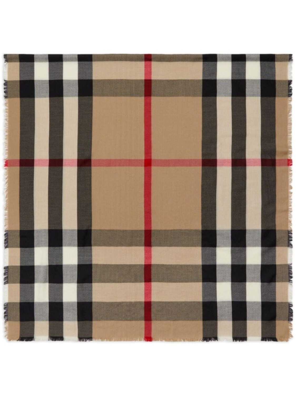 

Burberry кашемировый шарф в клетку House Check, нейтральный цвет