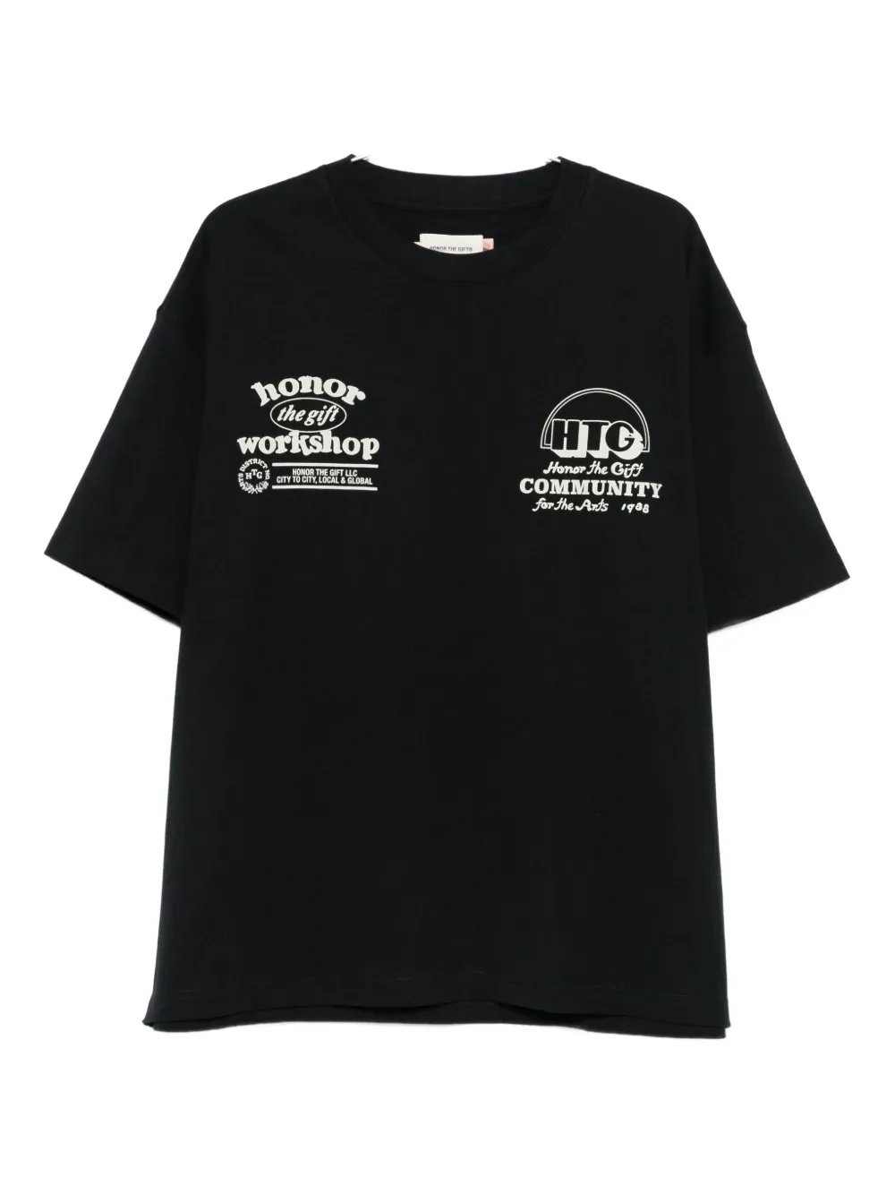 

Футболка с графическим принтом Honor The Gift, черный