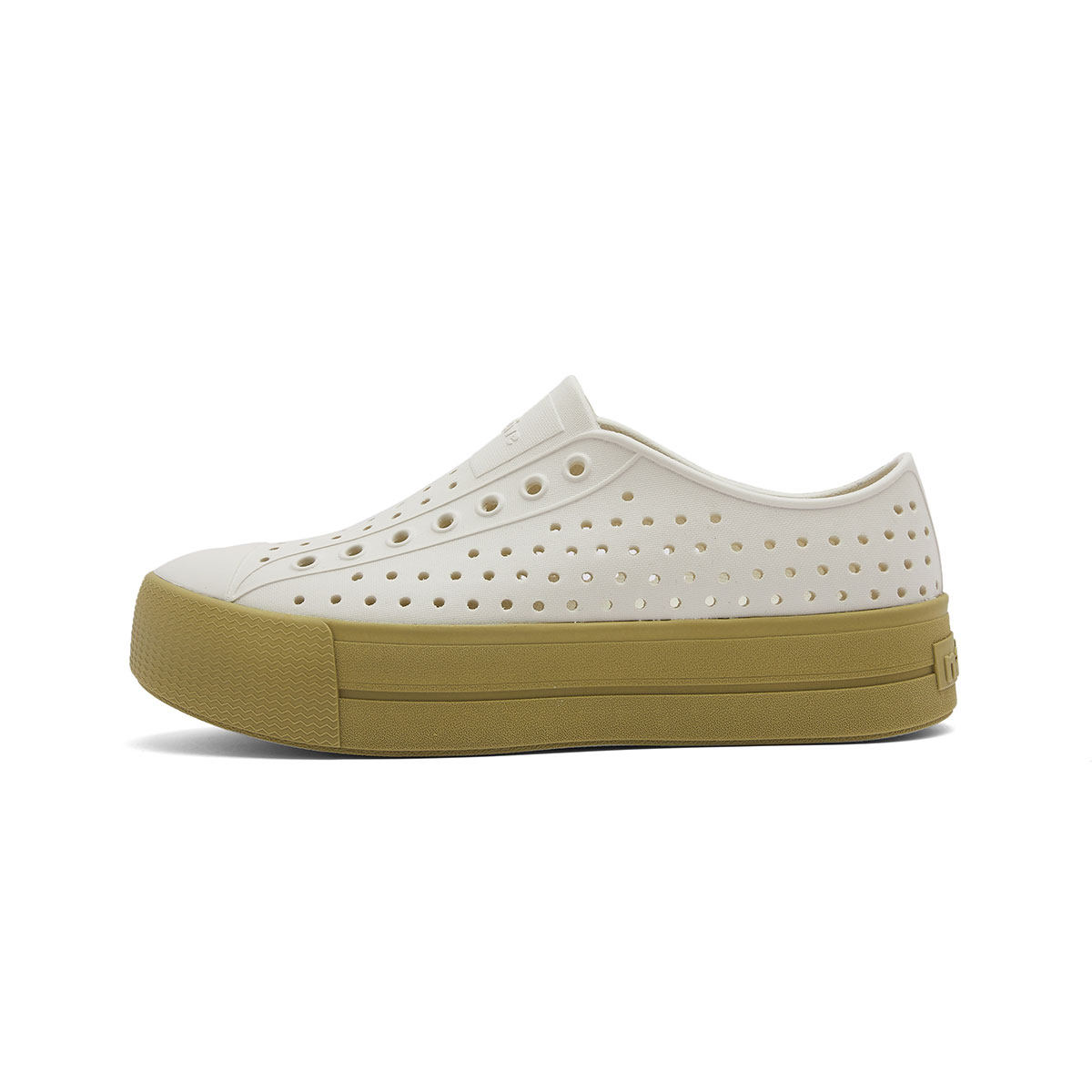Jefferson Hi Clogs Unisex Native Shoes, Мел Белый[Подарок: 3 случайных шарма для обуви] — фото 4