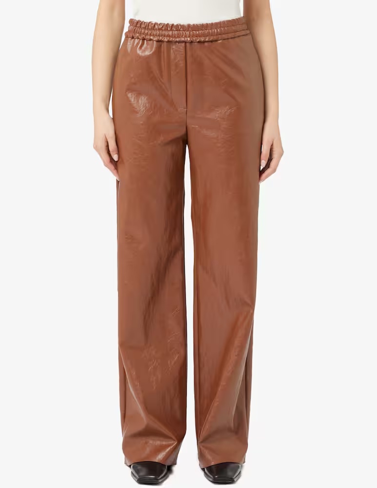 

Брюки широкого кроя Brezza Weekend Max Mara, коричневый