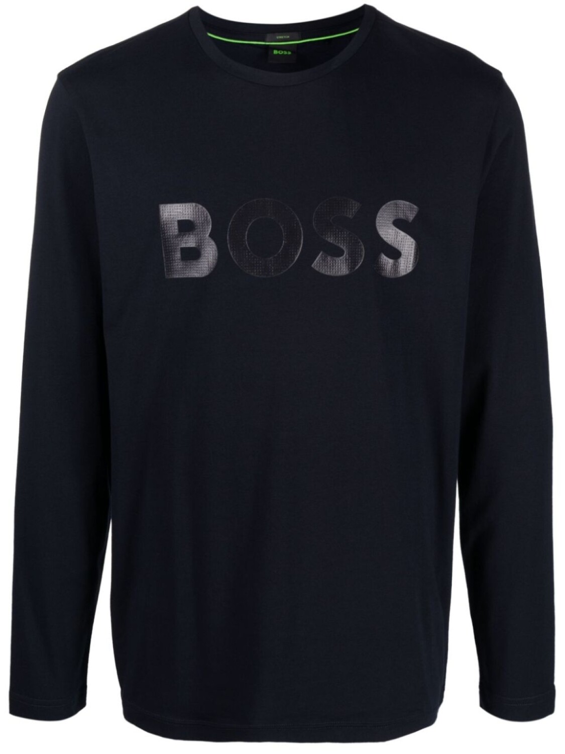 

BOSS лонгслив с логотипом, синий