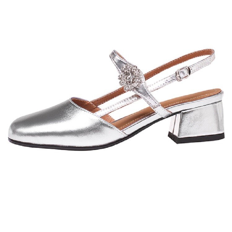 

Туфли Kemeilian Mary Jane Shoes Women's, серебряный